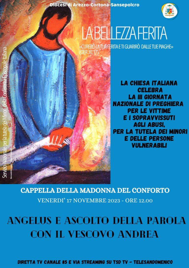 Giornata di preghiera per le vittime di abusi Angelus e incontro alla Madonna del Conforto. Venerdì 17 novembre alle 12 l’iniziativa in Cattedrale con il vescovo Andrea Migliavacca
