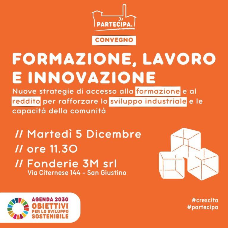 Formazione e lavoro al centro del prossimo evento organizzato da “San Giustino Partecipa”