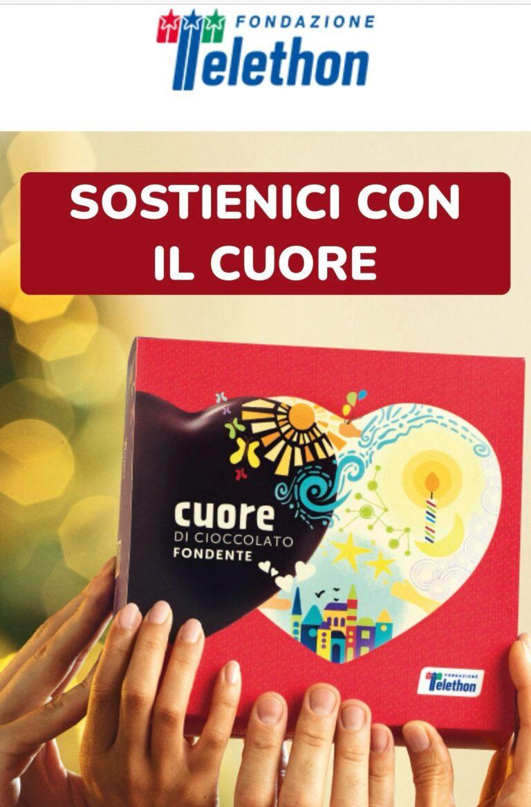 Il 16 e il 17 dicembre tornano, in tutte le piazza d’Italia, i ‘Cuori di cioccolato’