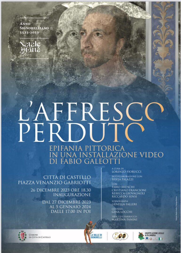 Il Natale dell’Anno Signorelliano: sulla torre civica torna l’Affresco perduto di Luca Signorelli in una video ricostruzione di Fabio Galeotti