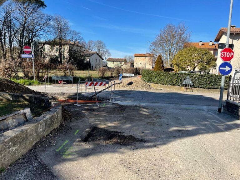 Tranciata tubazione del gas metano in Via Pieve delle Rose mentre effettuano lavori per fibra ottica. Ripristinata dopo qualche ora