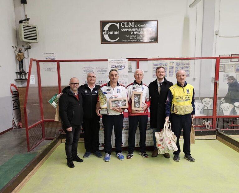 Citerna: Trofeo Gruppo Alimentare Valtiberino organizzato dalla Bocciofila di Pistrino, risultati e classifiche