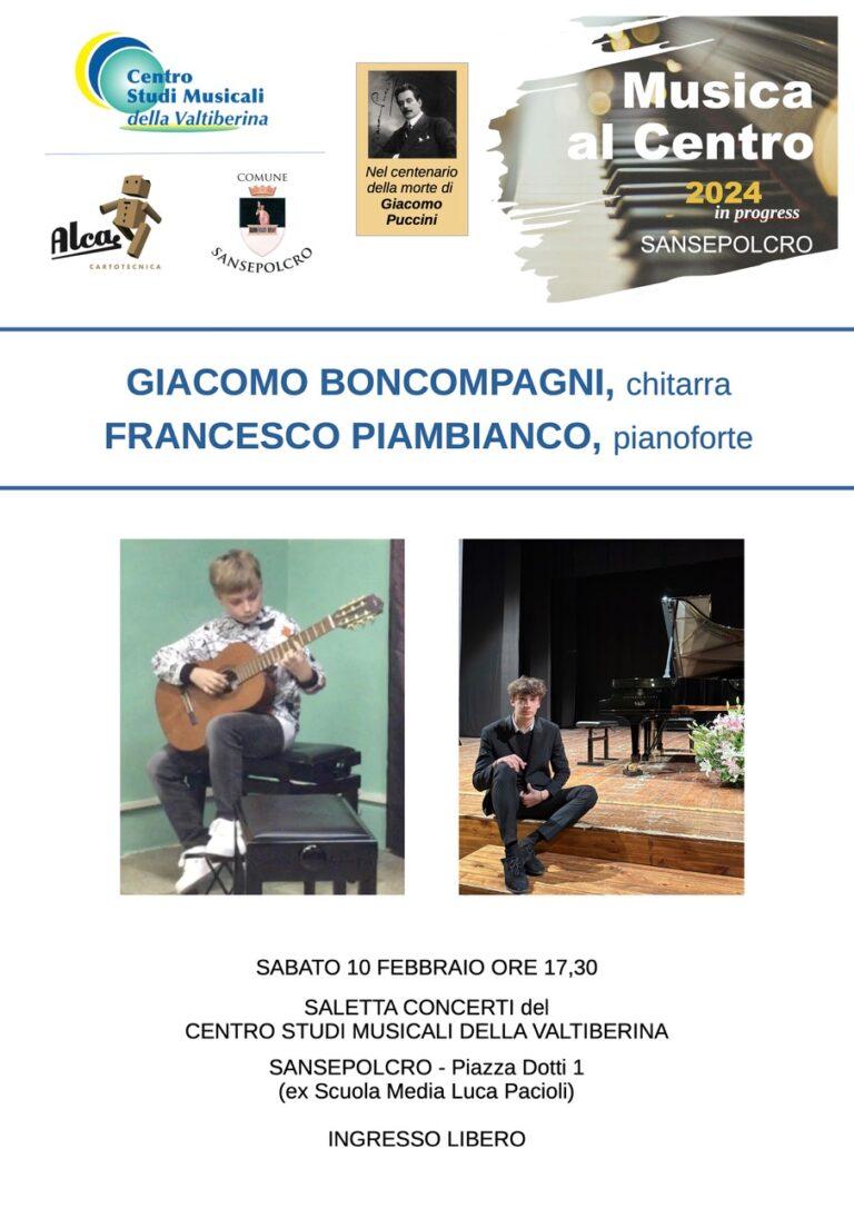 Sansepolcro: al via la stagione concertistica del Centro Studi Musicali della Valtiberina
