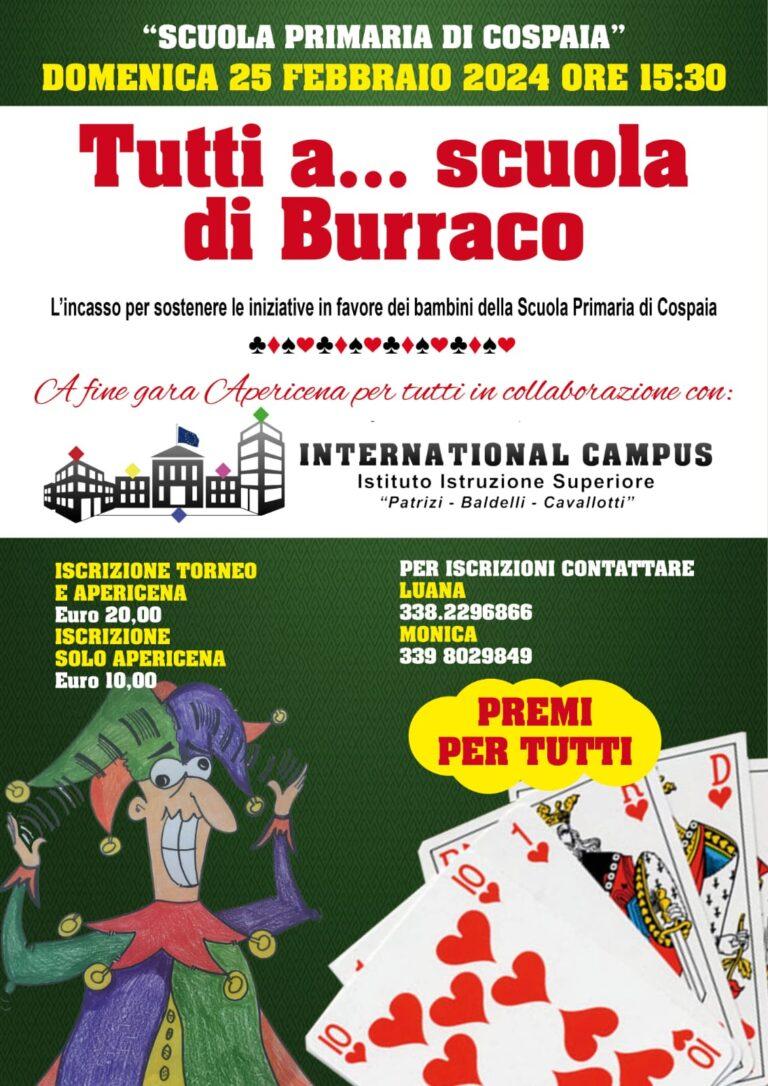 Alla Scuola Primaria di Cospaia, tutto pronto per il Torneo di Burraco di domenica 25 febbraio “Tutti a Scuola di Burraco”