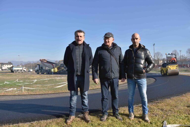 Al ciclodromo comunale Renato Amantini di Città di Castello un nuovo asfalto per la voglia di pedalare di tutti i tifernati