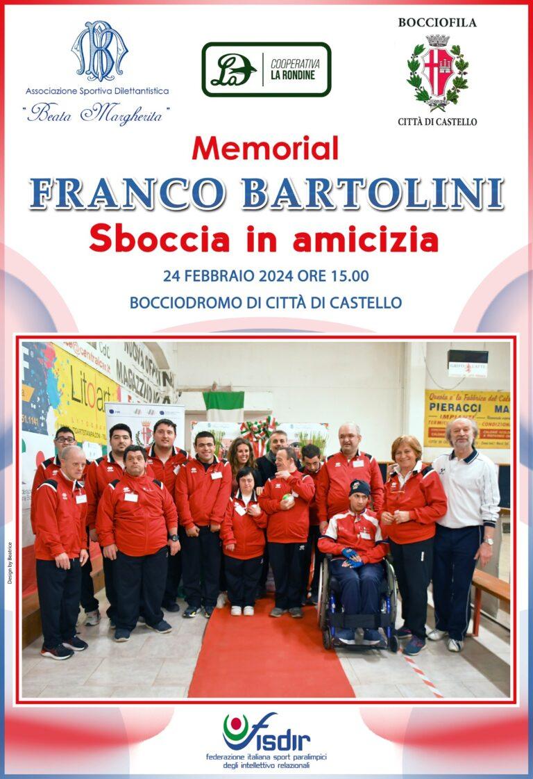 Città di Castello: il 24 febbraio, al bocciodromo tifernate, “Sboccia in amicizia”