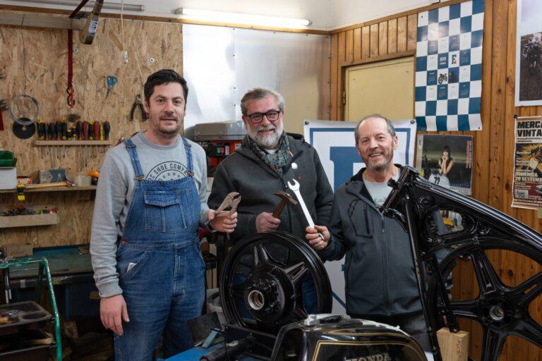 Moto “soccorso”. A Città di Castello, la prima officina “condivisa” in Italia, un progetto unico nato oltre dieci anni dalla passione per i motori e le due ruote di un gruppo di amici “centauri”