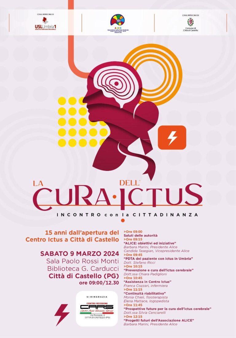 La cura dell'”Ictus”, incontro sabato 9 marzo alla Biblioteca Carducci organizzato da A.L.I.Ce.