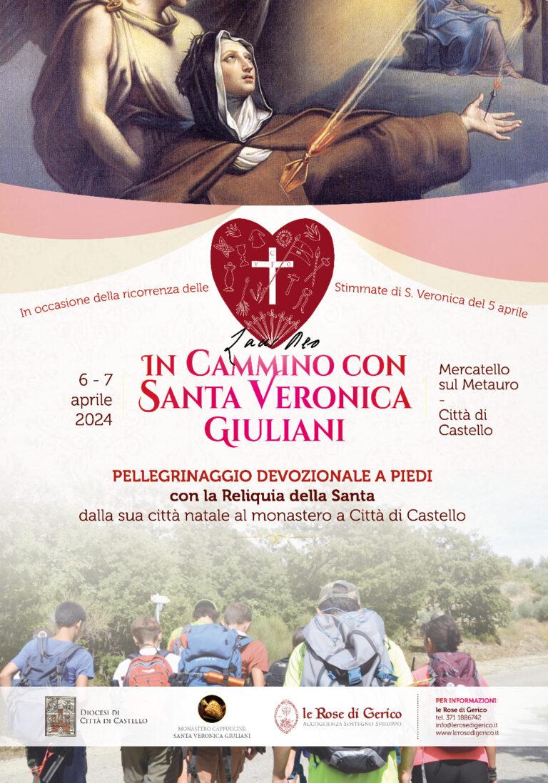 “In cammino con Santa Veronica Giuliani”  due giorni di cammino con la Reliquia della Santa immersi nella natura e nella preghiera