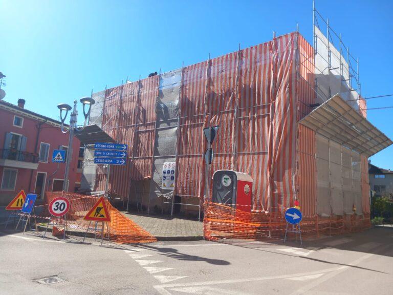 San Giustino, iniziati i lavori di recupero della ex scuola di Piazza Vittorio Veneto a Selci