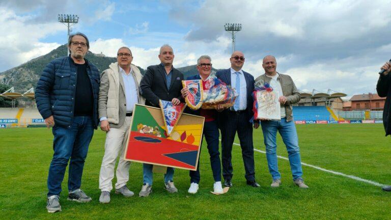 Calcio: Finale Coppa Italia Pietralunghese-Cannara all’insegna di arte, amicizia e promozione di eccellenze agroalimentari del territorio