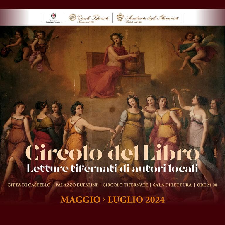 Primo appuntamento del programma CIRCOLO DEL LIBRO con il primo autore GIOVANNIPANNACCI nella Sala di lettura, Palazzo Bufalini, Circolo Tifernate, Accademia degli Illuminatigiovedì 16 maggio alle ore 21.00