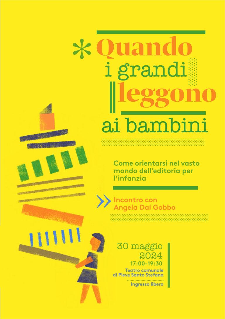 Al Teatro comunale G.Papini di Pieve Santo Stefano nuovo appuntamento dedicato alla lettura organizzato dall’Associazione Librifattiamano nell’ambito del progetto Leggimi 0-6, finanziato dal CEPELL