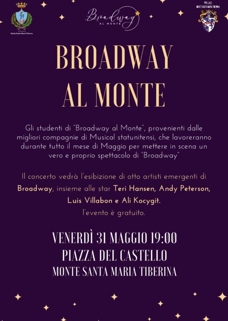 Monte Santa Maria Tiberina – Tutto pronto per lo spettacolo “Broadway al Monte”