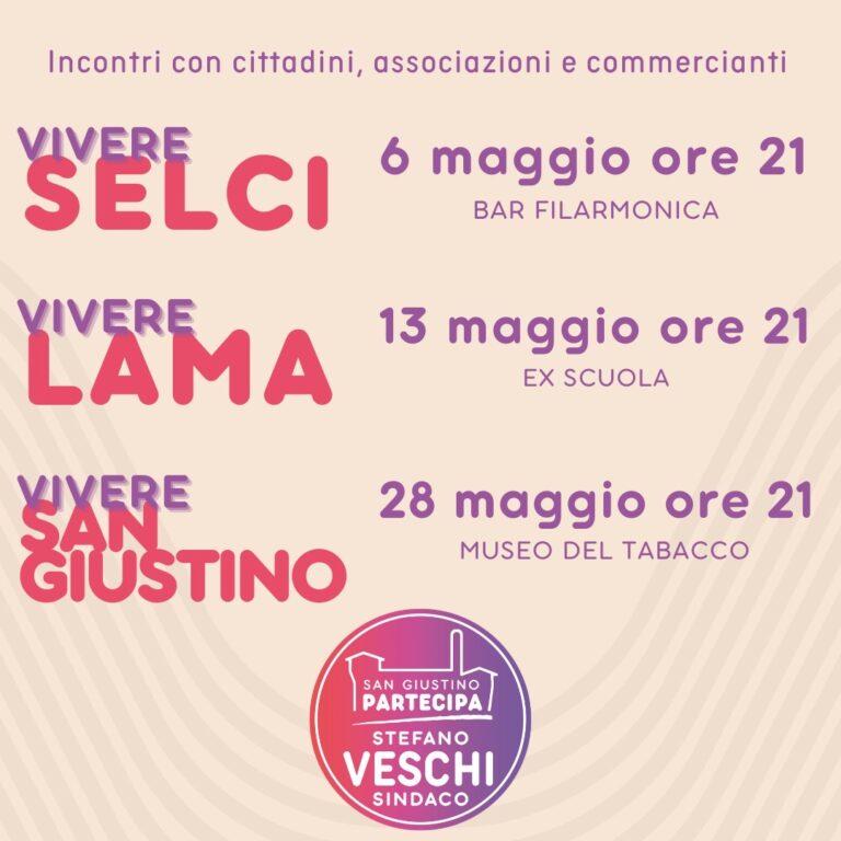 San Giustino Partecipa, i prossimi incontri con la cittadinanza