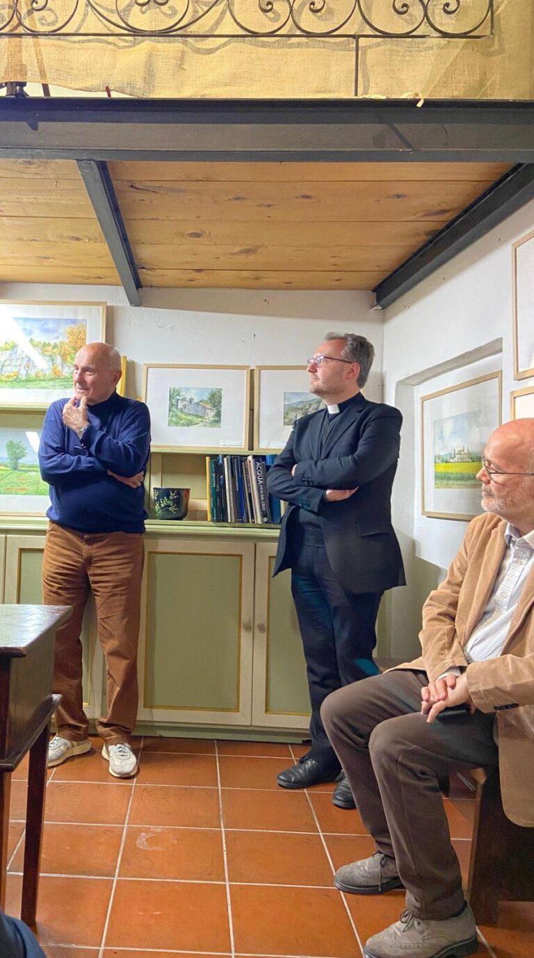 Grande successo per gli acquerelli di Falasconi. Sino a sabato 25 la mostra alla sede della Confraternita dell’olio, alla Mattonata