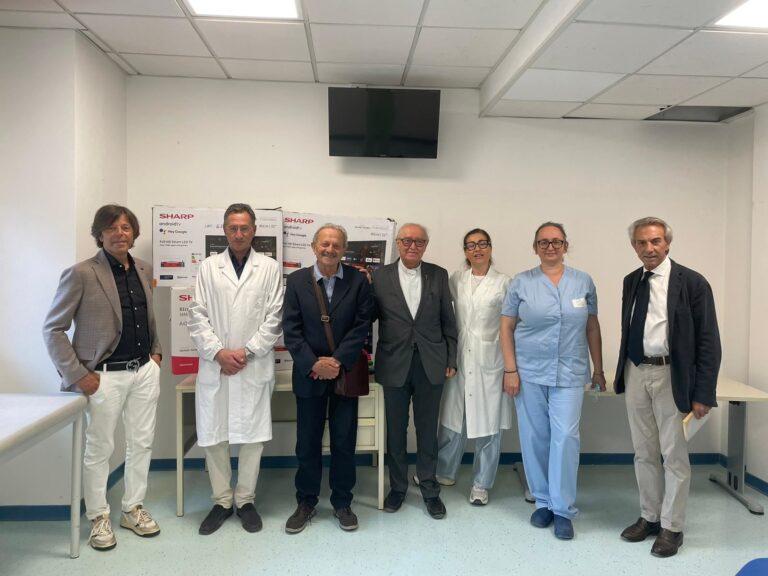 Nefrologia e Dialisi ospedale di Spoleto, smart tv donati dall’associazione ‘Giovanni Parenzi’ 