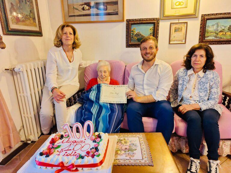 Citerna in festa, Lidia Meozzi compie 100 anni. Gli auguri dell’Amministrazione