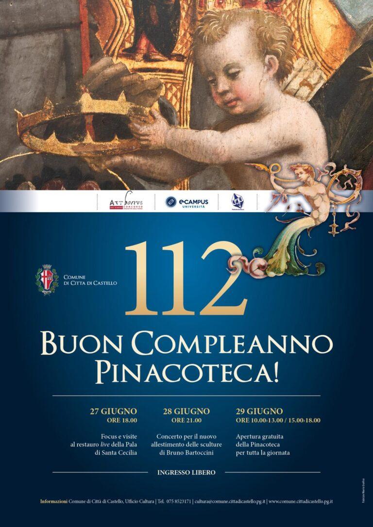 112 Buon compleanno, Pinacoteca: dal Signorelli alla nuova ala contemporanea, tutto pronto per i centododici anni della Pinacoteca