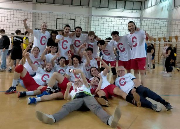 Il Città di Castello Pallavolo conquista la promozione in serie  C,  massima serie regionale maschile