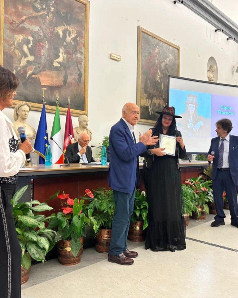 Gipsy Fiorucci premiata in Campidoglio