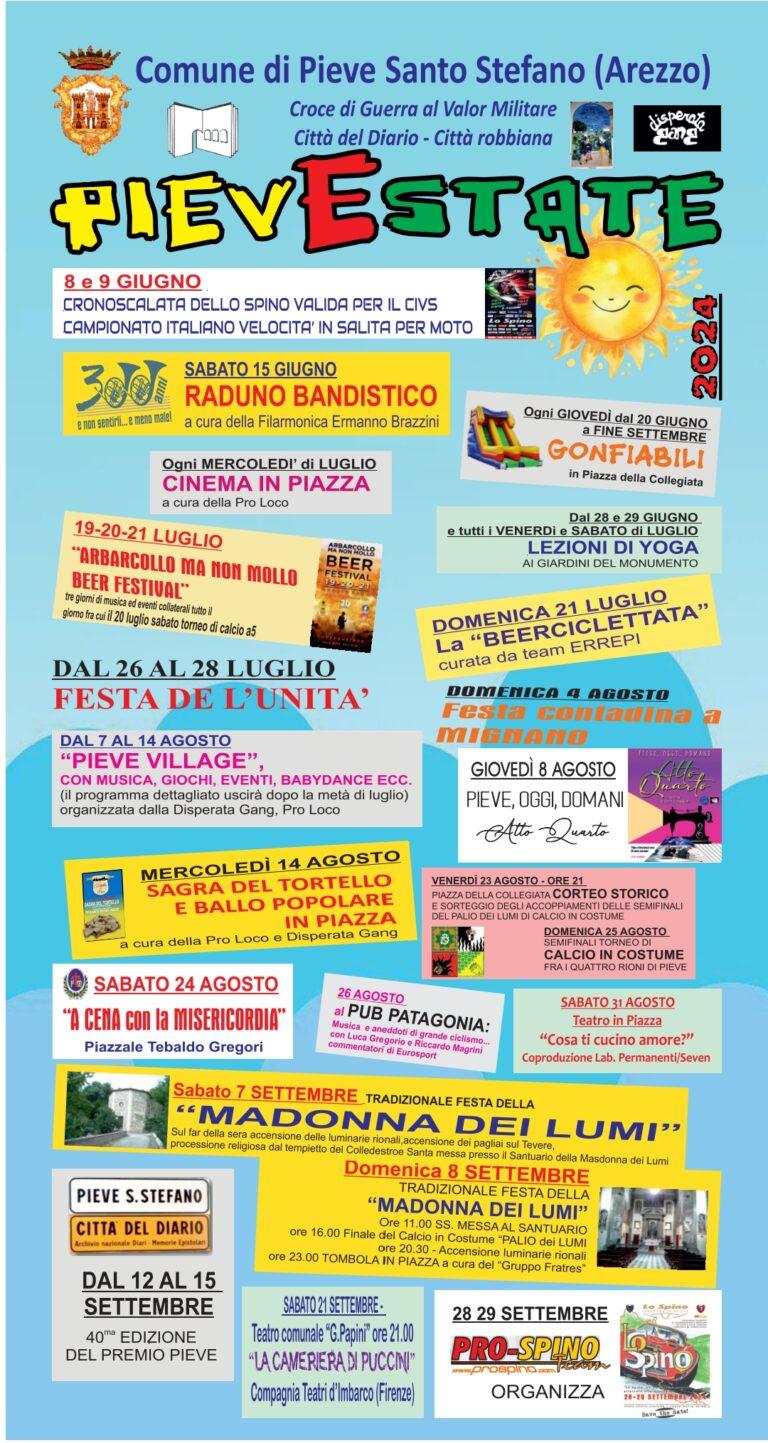 Una estate piena di eventi a Pieve Santo Stefano