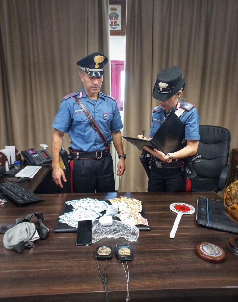 Detenzione a fini di spaccio di sostanze stupefacenti, arrestato 27enne