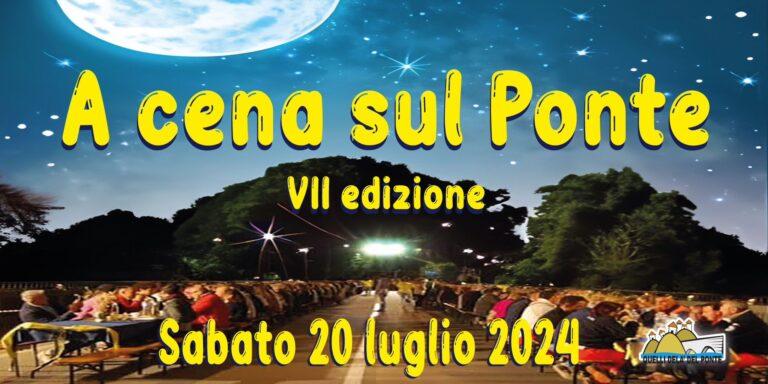 Cena al chiaro di luna sul ponte del Tevere: pronte due maxi tavole di oltre settanta metri