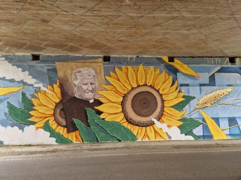 Inaugurati i Murales nel Sottopasso della E45 nella frazione Trebbio.