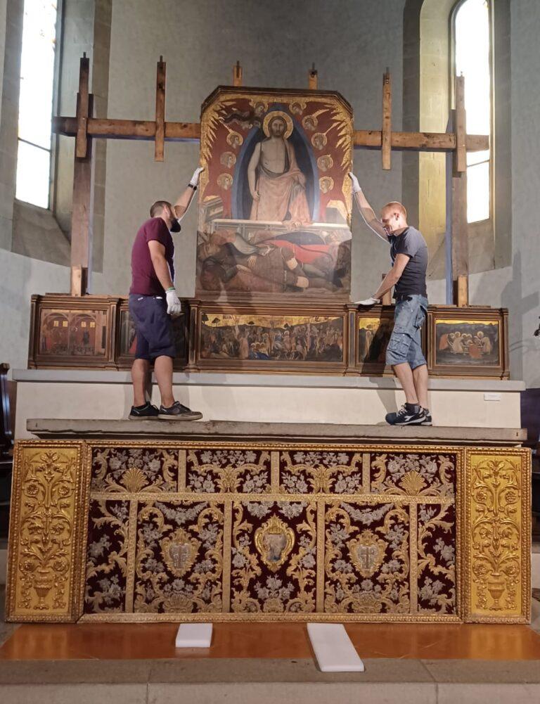Restauro del Polittico della Resurrezione di Niccolò di Segna: Un Nuovo Capitolo per l’Arte di Sansepolcro