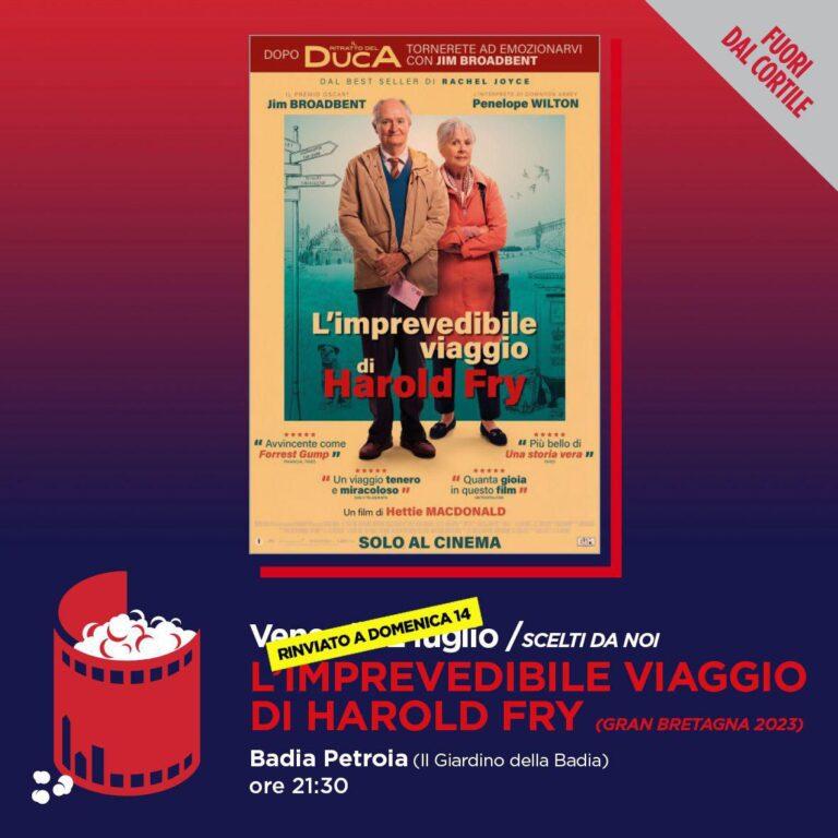CDCinema: a causa del grave lutto che ha interessato la comunità di Badia Petroia l’evento di venerdi rimandato a domenica 14 luglio