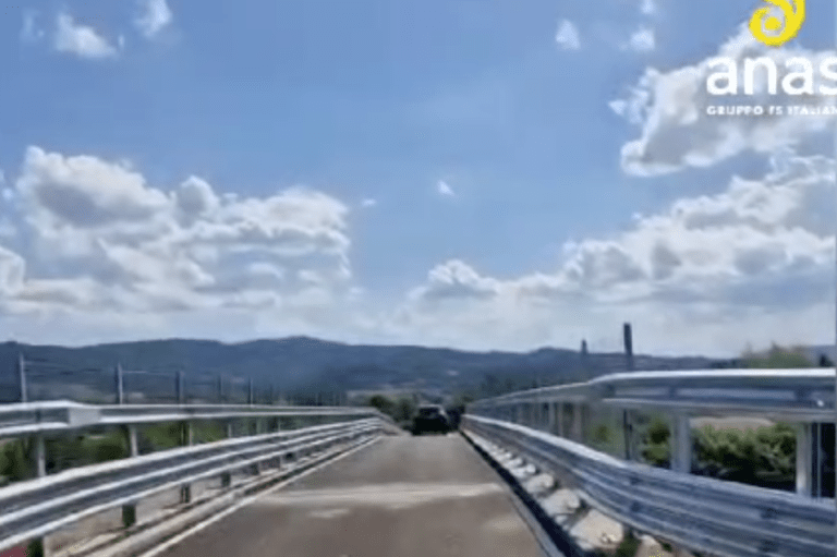 Umbria, Anas: riaperto al traffico il nuovo cavalcavia sulla E45 a Promano