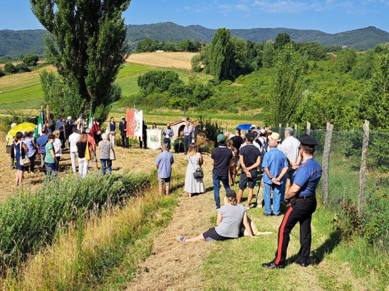 80° anniversario delle stragi di Pian dei Brusci e di Meltini: grande partecipazione con oltre 130 persone
