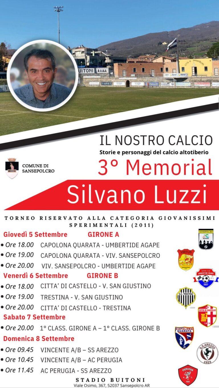 Dal 5 al 8 settembre allo Stadio Buitoni, la terza edizione del Memorial Silvano Luzzi”