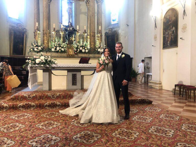 Elisa e Giacomo hanno pronunciato il fatidico “si”. Nella suggestiva cornice del Santuario della Madonna delle Grazie