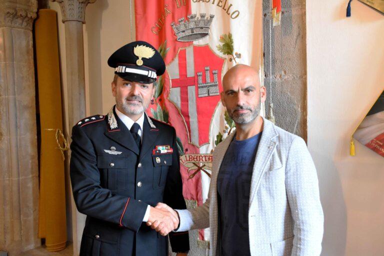 Il sindaco Luca Secondi ha incontrato stamattina il capitano Massimiliano Croce, nuovo comandante della Compagnia dei Carabinieri di Città di Castello