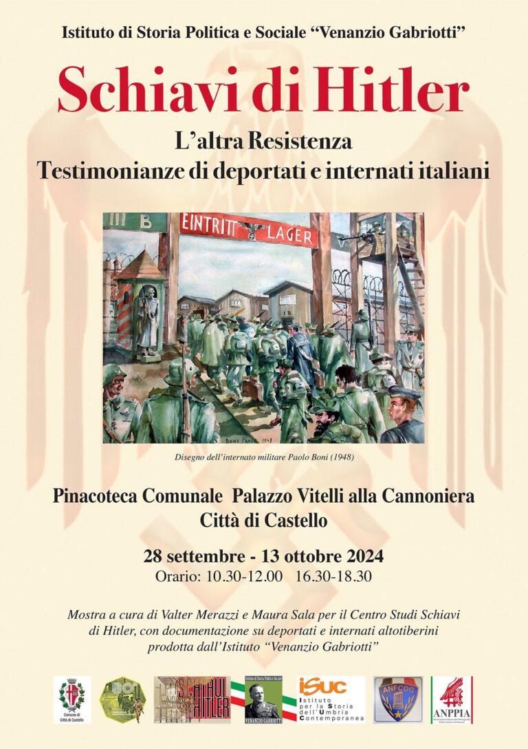 Sabato 28 settembre alle ore 11.00 nella Manica Lunga della Pinacoteca Comunale inaugurazione della mostra documentaria “Schiavi di Hitler”