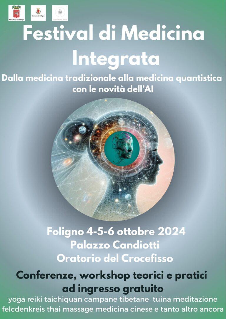 Festival di medicina integrata, l’edizione più ricca di sempre dal 4 al 6 ottobre