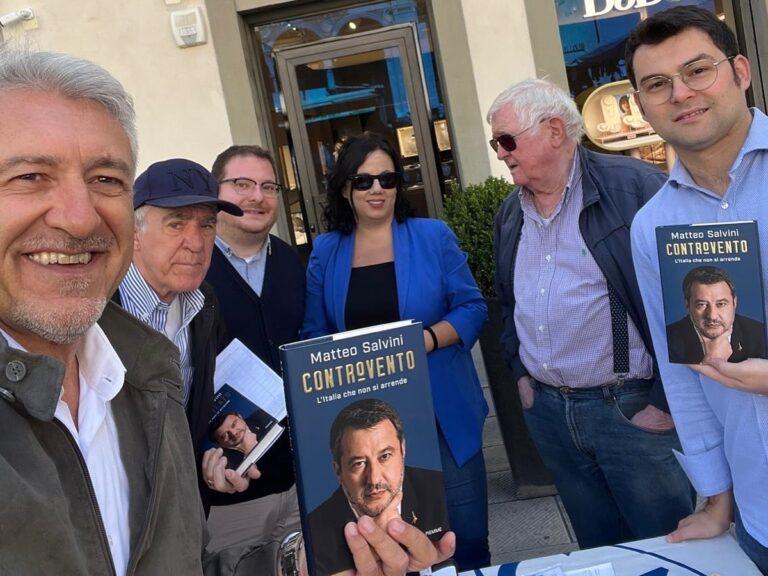 Città di Castello, Grande successo per il primo giorno di raccolta firme della Lega a sostegno del Ministro Salvini