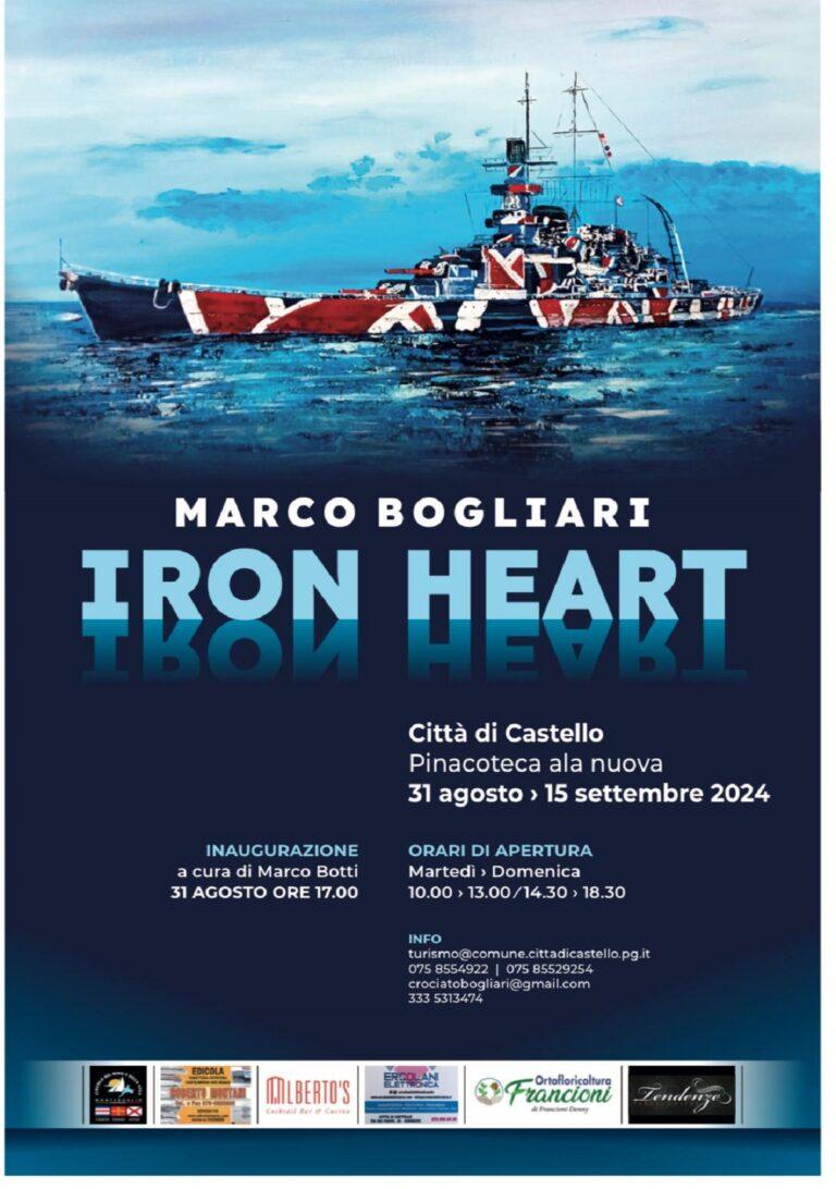 Ultimo weekend di “Iron Heart” alla Pinacoteca di Città di Castello. In esposizione opere pittoriche e disegni di Marco Bogliari dedicati al mondo nautico
