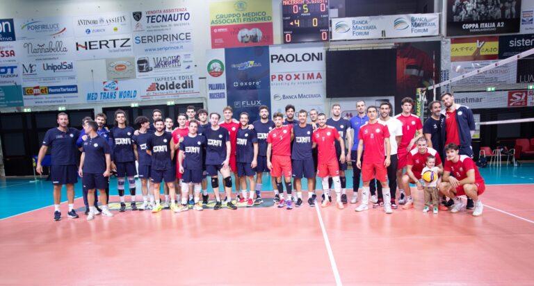 Altro sostanzioso test precampionato per la ErmGroup Altotevere in casa della Banca Macerata. Segnali di ulteriore crescita del gruppo, nonostante le assenze di Quarta e Cappelletti