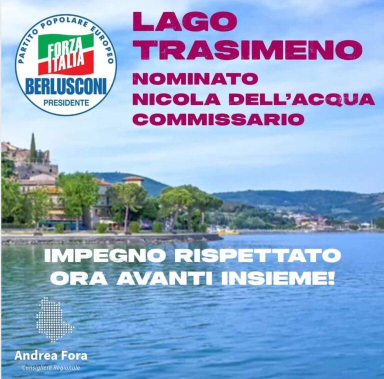 Lago Trasimeno: il Mit ha affidato al Commissario straordinario nazionale mandato per interventi urgenti. Andrea Fora “rispettati gli impegni presi”
