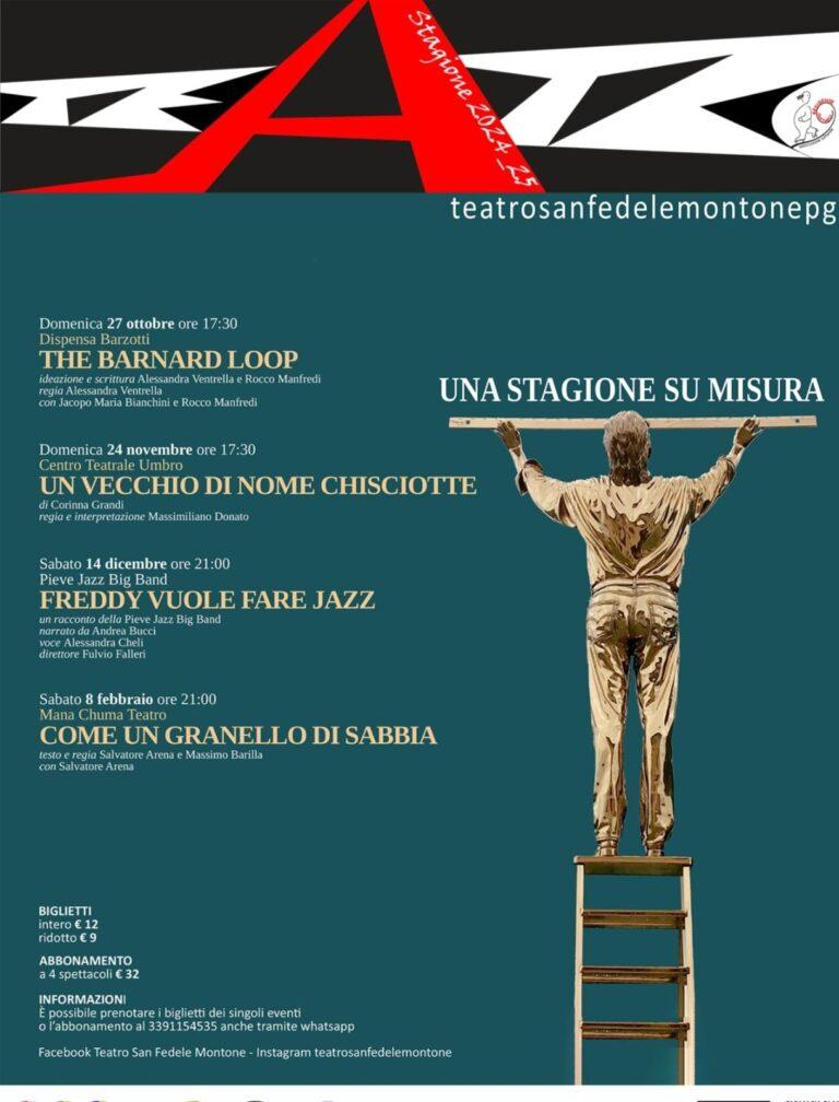 Montone – Si alza il sipario del teatro San Fedele. Domenica 27 ottobre il primo spettacolo della nuova stagione