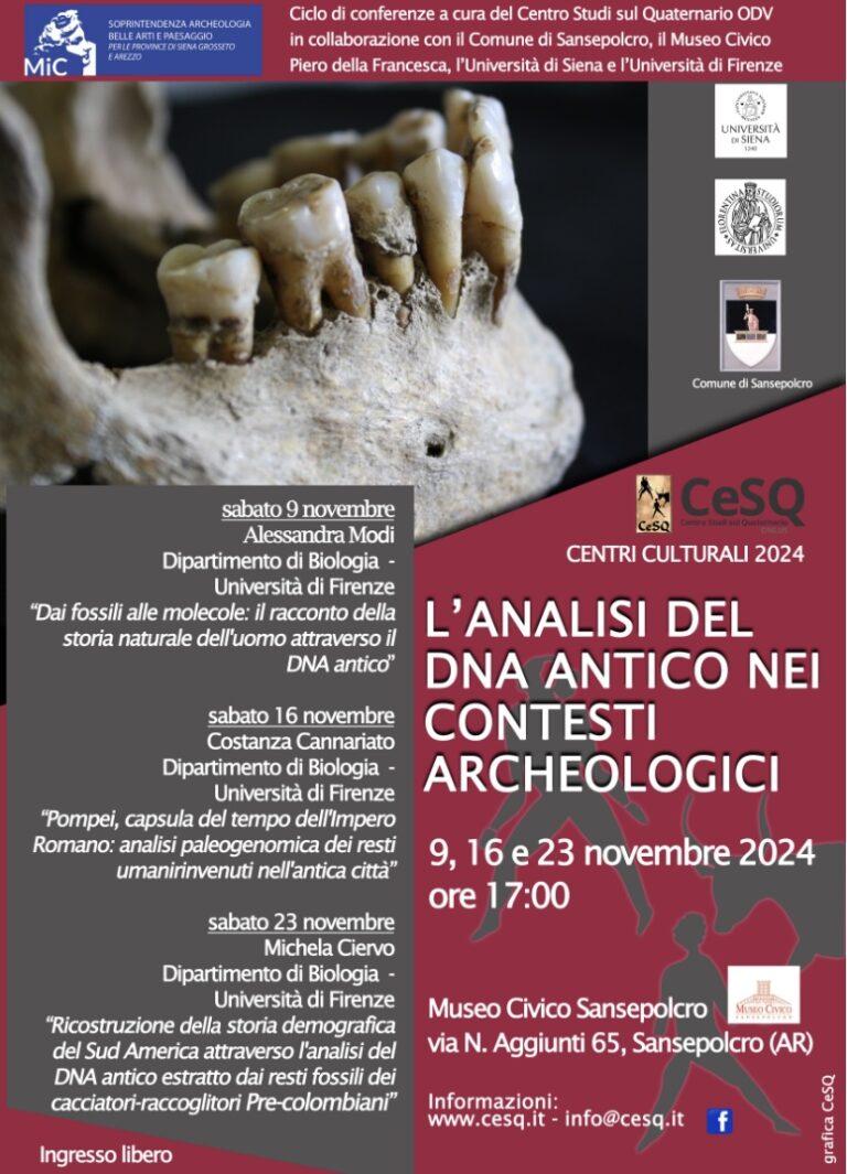 L’Analisi del DNA Antico nei Contesti Archeologici: Ciclo di Conferenze a Sansepolcro