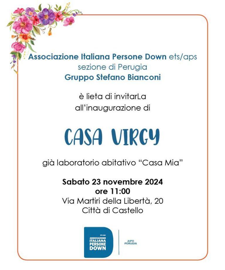 “Casa Virgy” intitolato in memoria di Virginia Berliocchi, sabato 23 novembre l’inaugurazione alle ore 11 “Casa Verde” in Via Martiri della Libertà