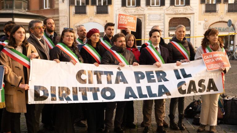 L’amministrazione comunale di Città di Castello, con il capogruppo del PD Gionata Gatticchi a Roma per chiedere al governo un intervento sul diritto alla casa