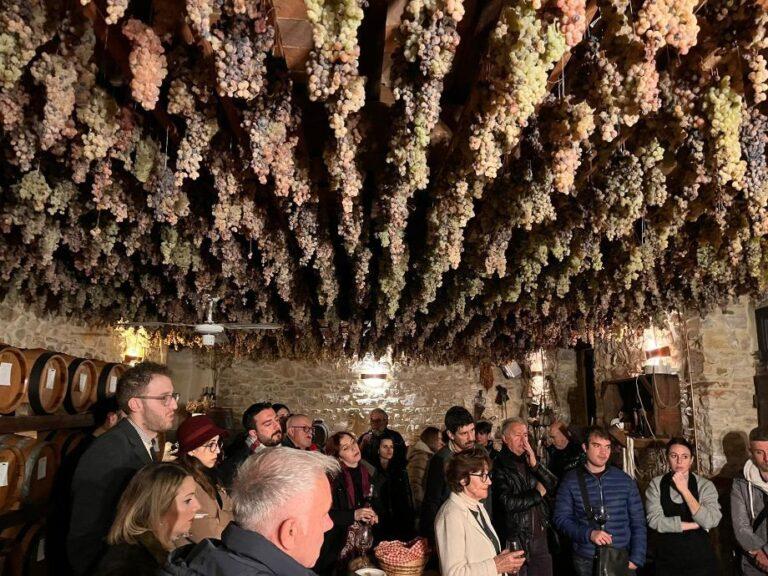 Festeggiati i 10 anni del riconoscimento del Vinosanto da Uve affumicate dell’Altavalle del Tevere come Presidio Slow Food