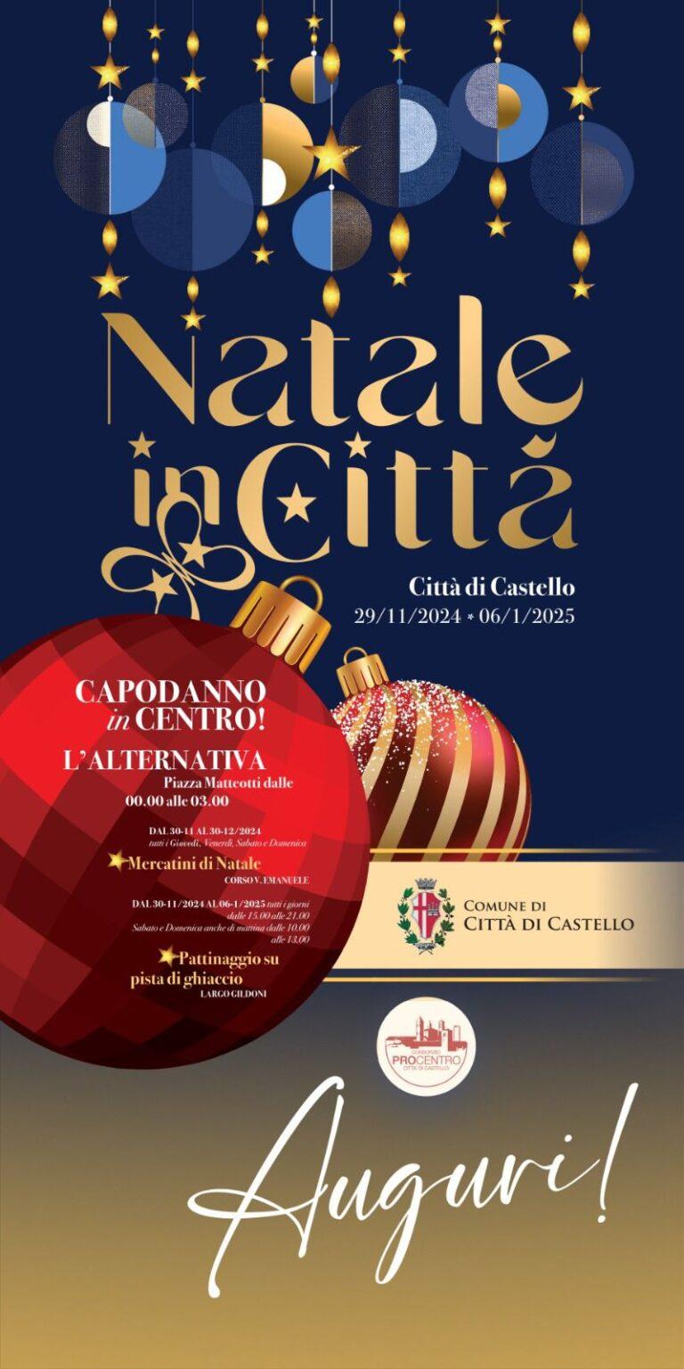 “Natale in città”: nel fine settimana appuntamento con i mercatini, i canti e l’animazione per bambini nel centro storico e con l’accensione delle luminarie a Trestina