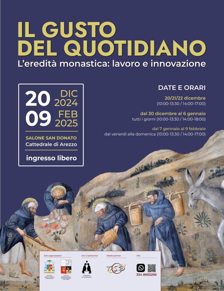 L’eredità monastica: lavoro e innovazione inaugurata la mostra “Il gusto del quotidiano”