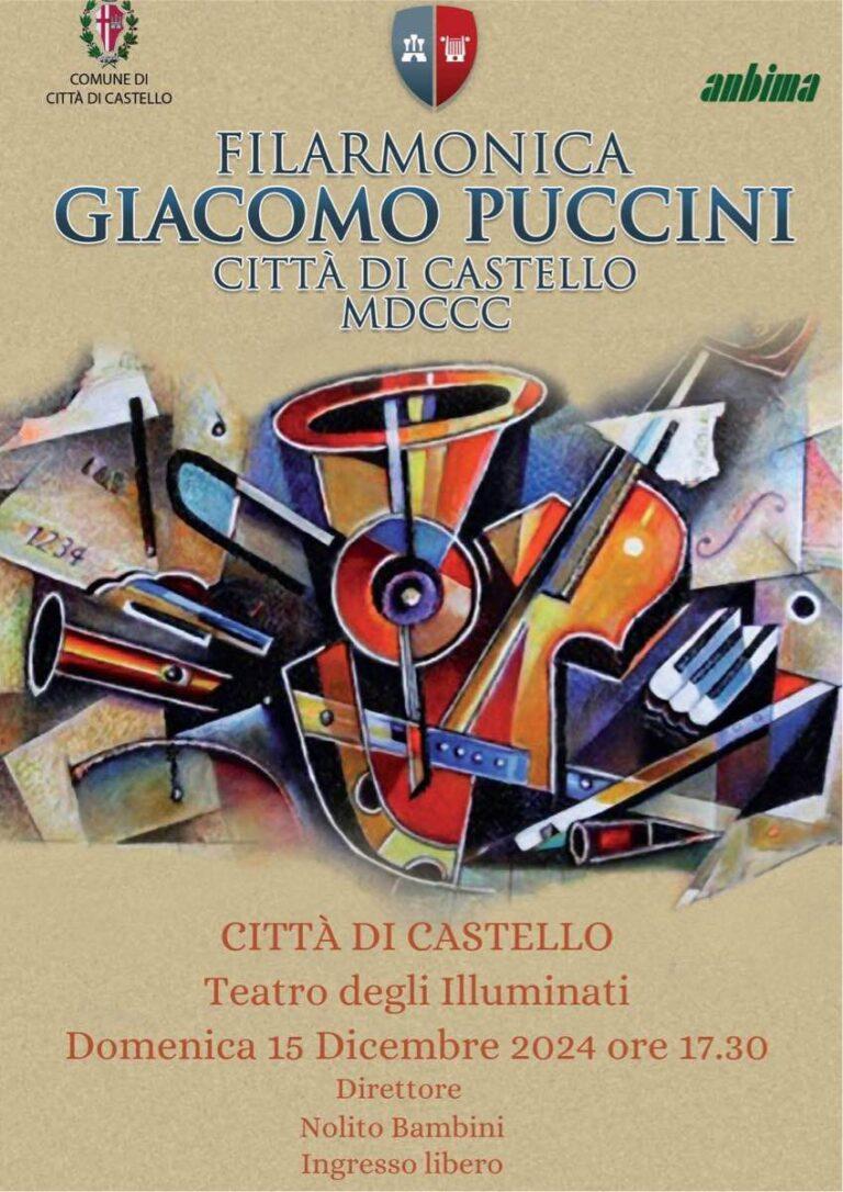 Concerto di Natale con la Filarmonica “Giacomo Puccini”, domenica 15 Dicembre alle ore 17,30 al Teatro degli Illuminati